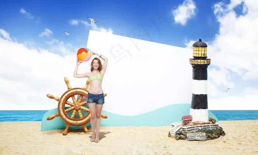 海边灯塔图片 海边灯塔图片