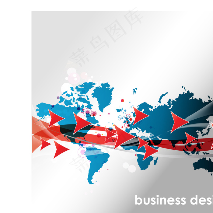 动感炫彩箭头背景矢量素材