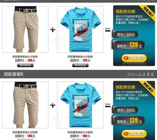 淘宝 拍拍 套餐模块（100 源文...