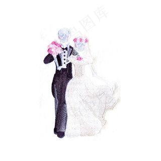 位图 绣花 骷髅 几何 心形 免费...