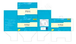 100包益生菌粉包装设计刀模