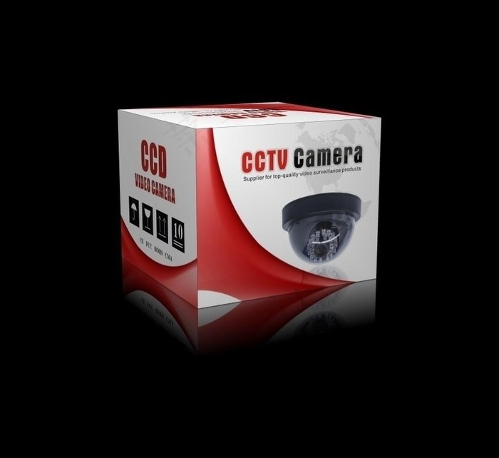 cctv照相机包装盒图片cdr矢量模版下载