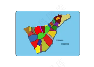 特内里费克莱姆municipios...