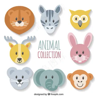 卡通狮子矢量设计