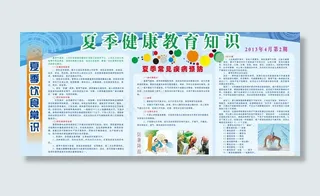 夏季健康宣传图片