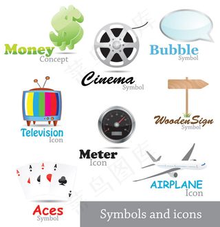 时尚生活图标矢量图型