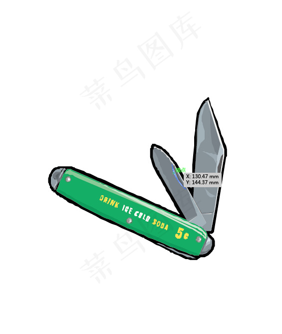手绘刀eps,ai矢量模版下载