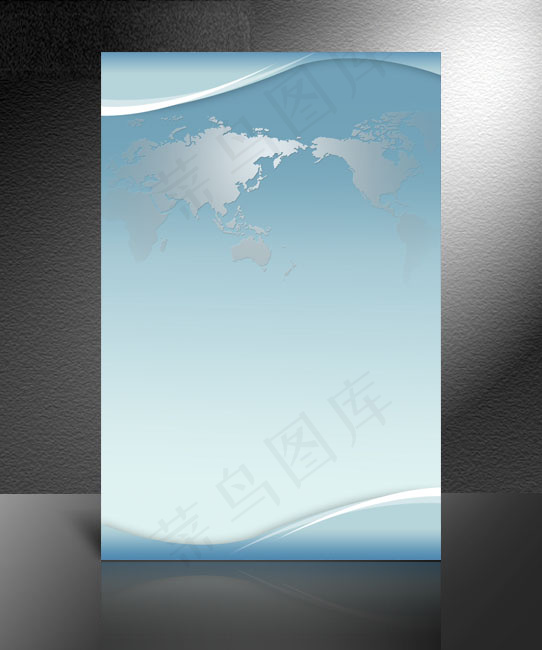 蓝色IT科技海报高清psd分层模板...psd模版下载