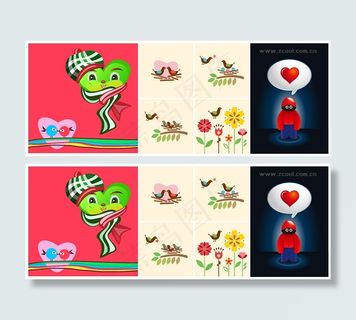 可爱的猫咪矢量素材