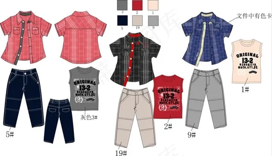 衬衫裤子2件套 衬衫裤子2件套