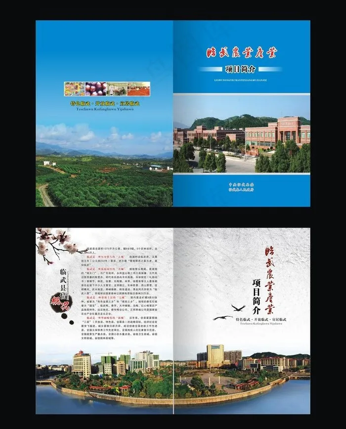 临武农业产业项目简介图片(590X880)cdr矢量模版下载