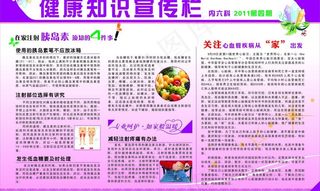 健康知识宣传栏图片