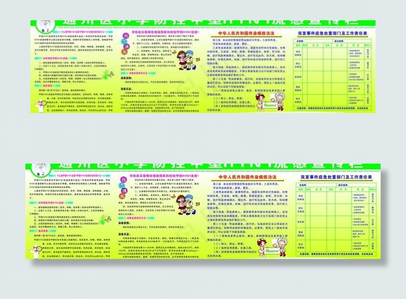 甲型H1N1流感宣传栏图片