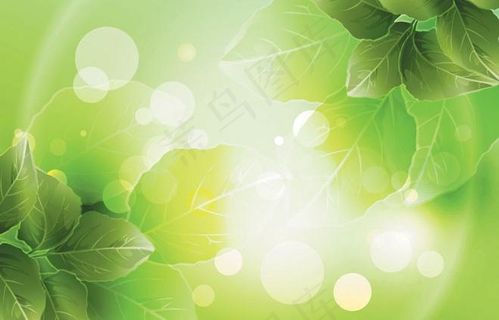 春天背景矢量素材图片