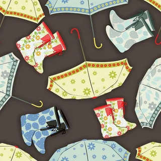 无缝的季风季节背景