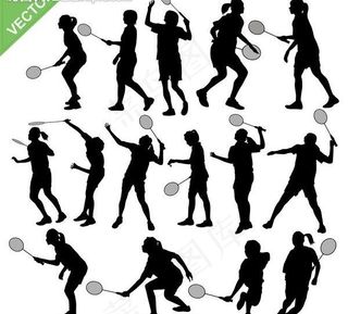 羽毛球设计图片