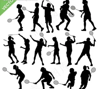 羽毛球设计图片