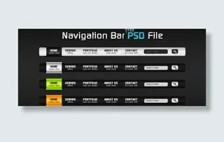 导航栏和搜索框 下载