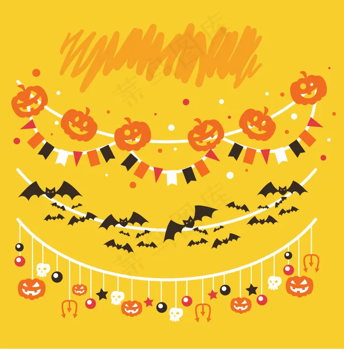 万圣节装饰挂饰