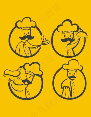 厨师插画