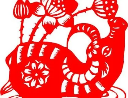 2009新春金牛剪纸矢量图02 2009新春金牛剪纸矢量图02