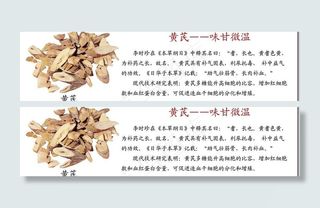 黄芪 中药宣传图片