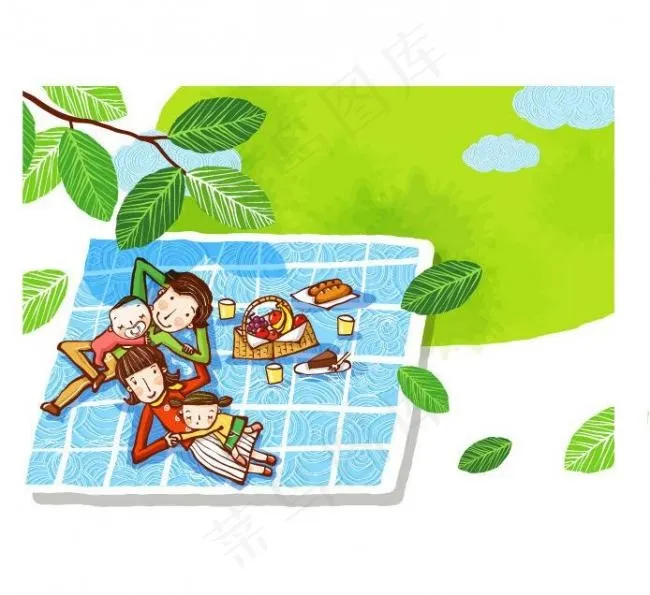 踏青图片