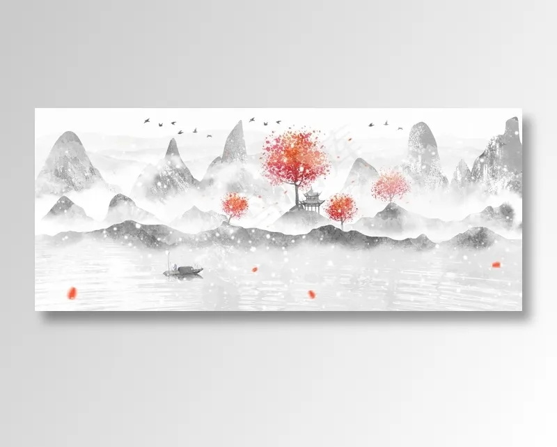 山水画(3).psdpsd模版下载
