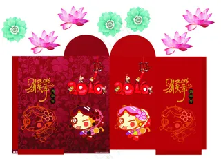 2016 猴子 新年红包设计