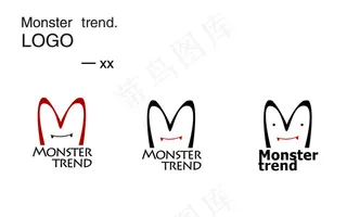 恶魔 趋势 M logo