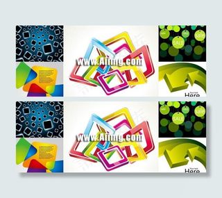 多款吊牌箭头背景矢量素材