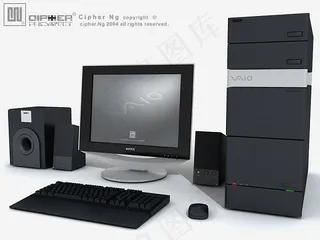 电脑3d模型电器3d素材 12