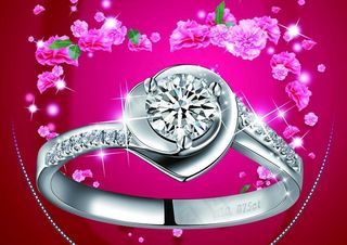 钻石戒指图片