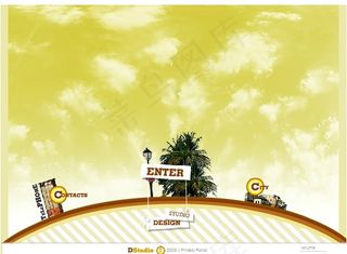 创意建筑设计flash整站下载