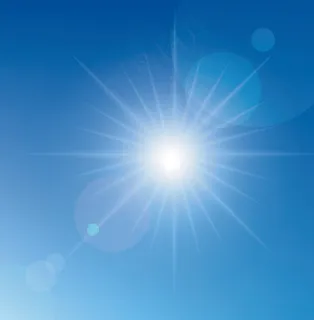 美丽的蓝色天空矢量素材01