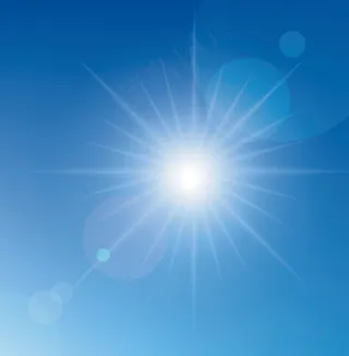 美丽的蓝色天空矢量素材01