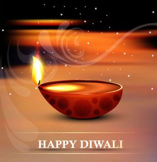 精美排灯节海报矢量素材