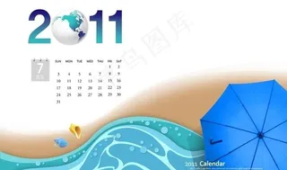 2011日历挂历台历素材图片