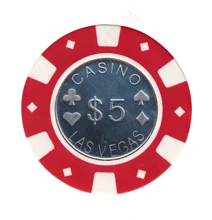 赌博筹码（与裁剪路径从背景中分离出...