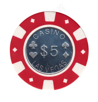 赌博筹码（与裁剪路径从背景中分离出...