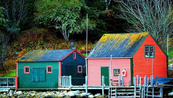 海边糖果屋图片