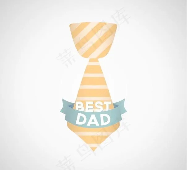 创意领带ai矢量模版下载