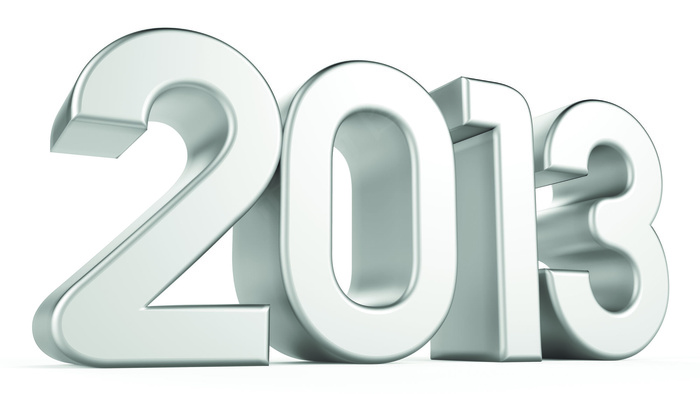 2013新年金属字
