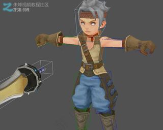 骨骼帅哥小战士