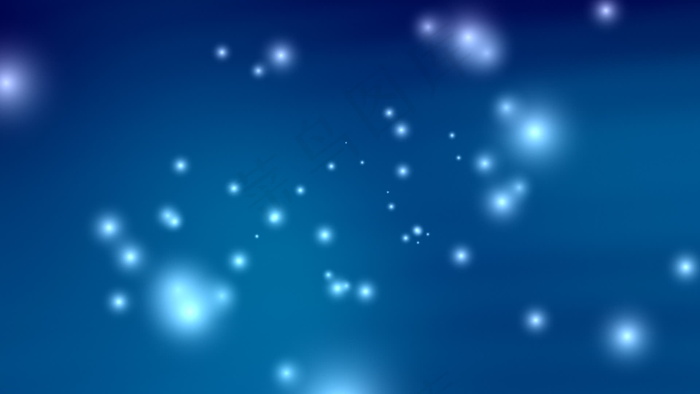 两种色调的蓝色火花运动背景 视频免...