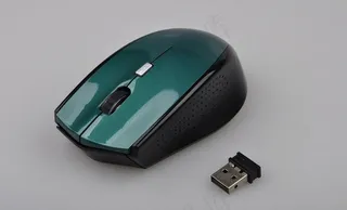 绿色无线鼠标图片