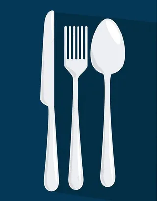 西餐餐具刀叉勺子图片