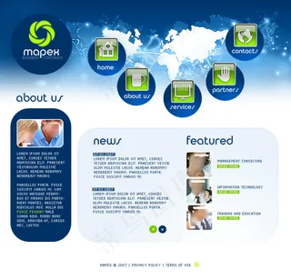 国外科技公司网页模板