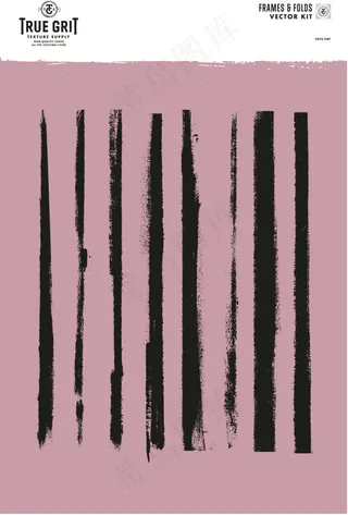 竖条墨迹背景素材下载