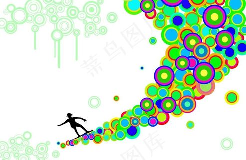 圆圈创意海报图片